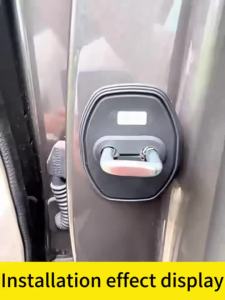secr For Geely EX5/E5 Proton e.MAS7 2024~2026 2025 Car Door Lock Cover Dustproof Rustproof Buffer Shock Absorption Protec Accessories 8K3Q7