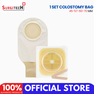 Surgitech 1PC Colostomy Bag Set (45mm/57mm/60mm/70mm)