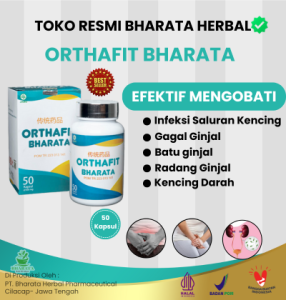 Obat Infeksi Saluran Kencing - Gagal Ginjal - Uremia - Herbal - ORTHAFIT BHARATA 100% ORIGINAL