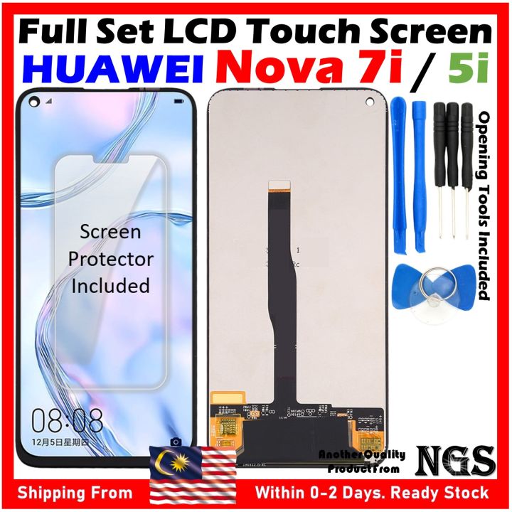 Orl Ngs Brand Full Set Lcd Touch Screen Compatible For Huawei Nova 7i Huawei Nova 5i Huawei