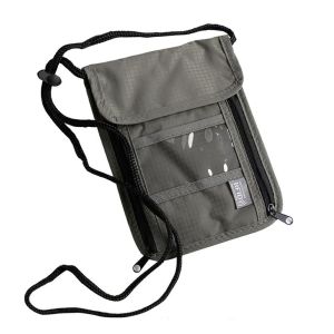 OKDEALS ไนลอนทำจากไนลอน กระเป๋าใส่หนังสือเดินทาง RFID กันน้ำกันน้ำได้ ใช้งานได้หลากหลาย ที่ใส่บัตรเครดิตบัตรประชาชน แบบพกพาได้ กระเป๋าใส่หนังสือเดินทาง การเดินทางการเดินทาง