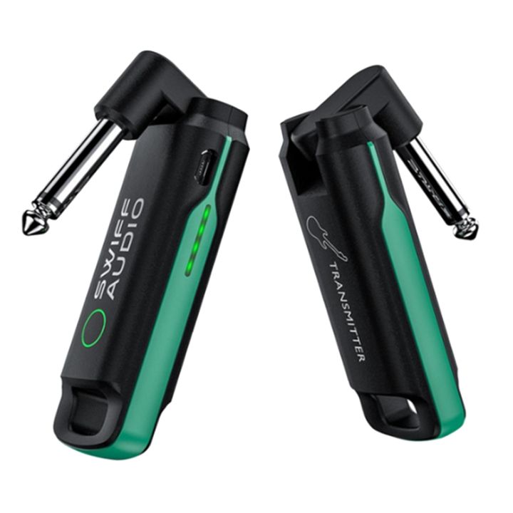 thumbnail image 2 of Kmise 2.4GHz Wireless Guitar System - Transmitter & Receiver Set For Electric/Bass Guitar, 100ft Range, 10hr Battery 2 of 11