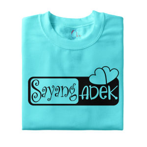 Kaos Couple Sayang Kaka Adik Baju Pasangan Keluarga Cowok Cewek Pasangan Family Katun Hrga 1 Bju