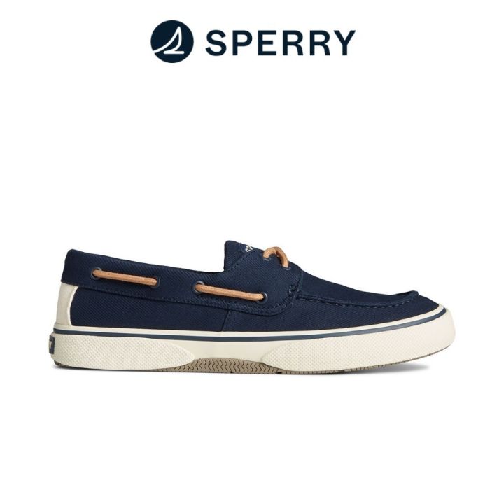 Sperry Halyard Sperry Blue Canvas Boat Shoe Sperry Men's SeaCycled