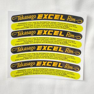STICKER VELG TAKASAGO EXCEL ASIA PRINT - STIKER LIST VELG VELK PELEK RIMS TAKASAGO PRINCUT