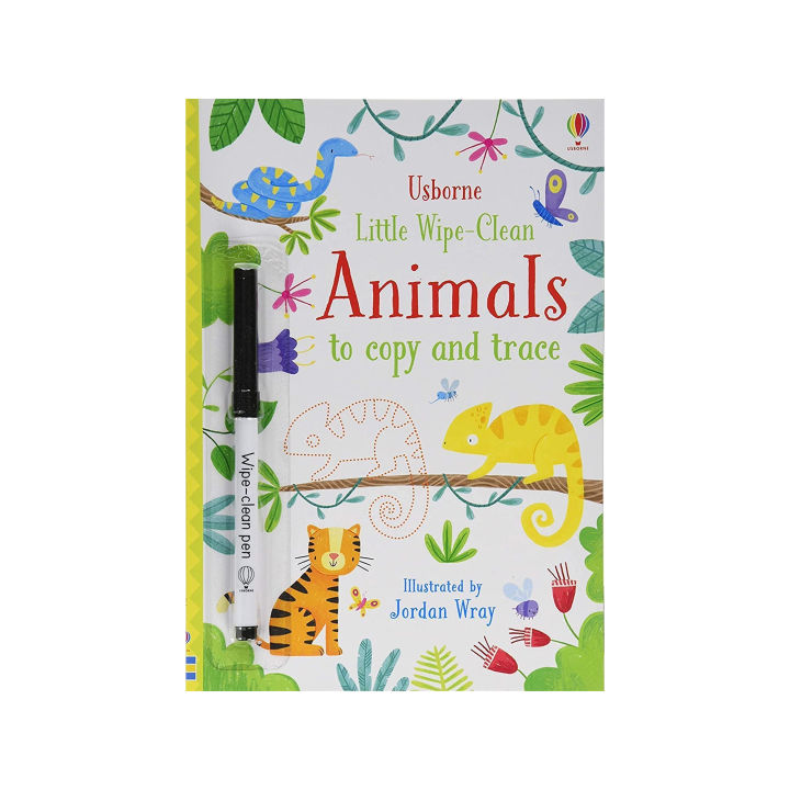 Usborne Original Children Popular Books Little Wipe clean Animals To