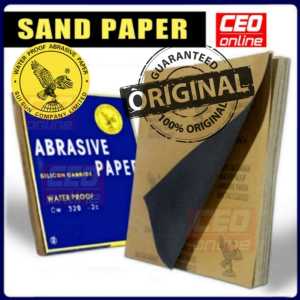 CEO Sand Paper Wet Dry Sandpaper Waterproof Abrasive Paper Kertas Pasir Alat Ukiran Seni Ukir Kayu Kerja Besi