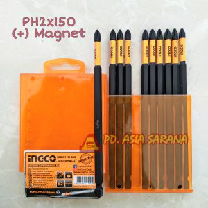 [PACK] Impact Screwdriver 150mm Panjang PH2 Plus + INGCO SDBIM11PH263