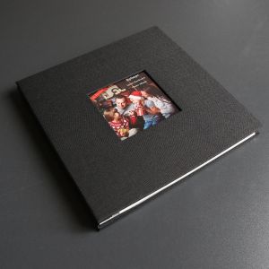 Quyển album đựng ảnh SIZE TO Album dán bảo vệ ảnh bìa vải vuông có thể thay ảnh bìa - Album Vinta