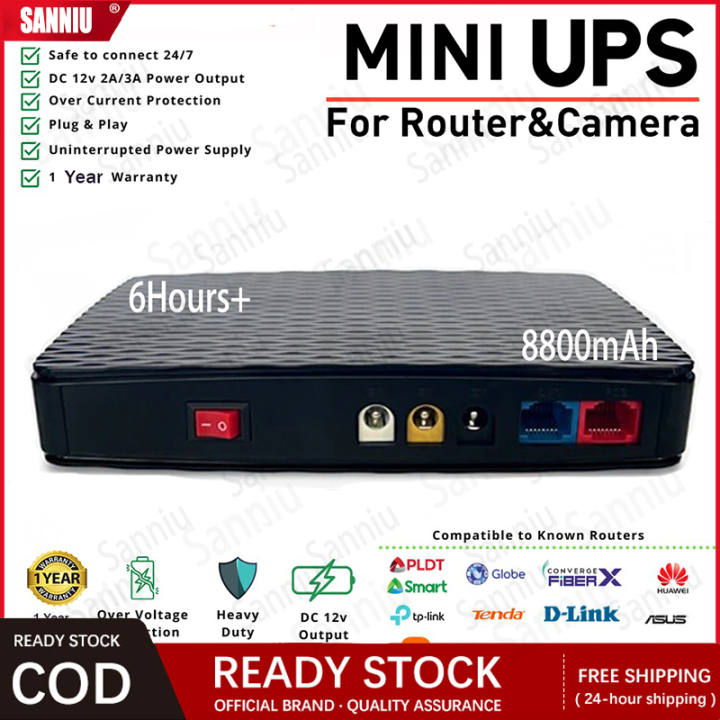 Mini UPS Power Supply for WiFi PLDT, Router,CCTV,TP Linkpowerbank