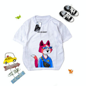 Amspro Kaos Katun Kaos Oversize anak Kaos Anak Laki-laki Atasan Anak Baju Anak CM01