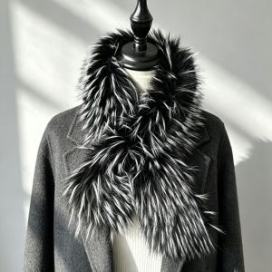 MINUTE Thickened Fur Collar Scarf Neck Protection Keep Warm Fur Scarves Soft Winter Neck Wrap Winter