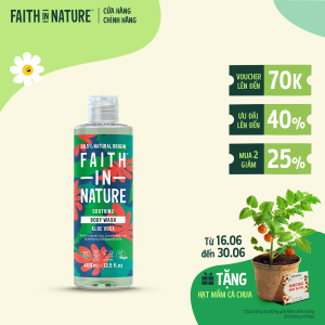Sữa Tắm Faith In Nature Lô Hội Dưỡng Ẩm Dịu Mát 400ml