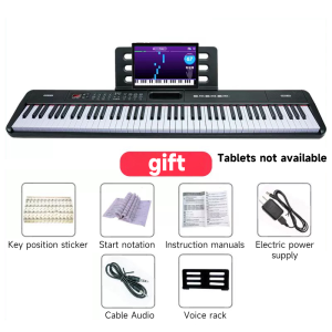 KAWES88 Keys Piano Electronic Piano Digital Piano Fully Weighted Keyboard Piano Bluetooth MIDI With pedal