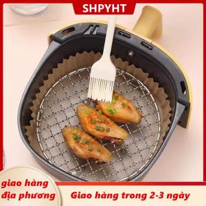 [COD] SHPYHT Giao hàng địa phương Vòng Nồi chiên không khí giá với chân Stackable lưới nướng giá thép không gỉ chống ăn mòn cho nhà bếp lò hấp nồi