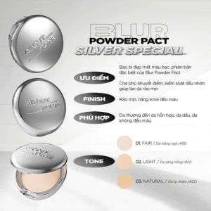 Phấn Phủ Nén Kiềm Dầu Nâng Tone Da About Tone Powder Pact 9g
