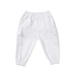 Jogercino Celana Joger Cargo Bayi Laki Laki Warna Purewhite/Putih 0-3 6-12 Bulan & 1-2 Tahun Bahan Katun Twill Strech Melar Premium Lembut Tebal Elastis Nyaman Dan Menyerap Keringat