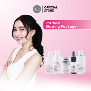 Eva Mulia Glowing Package - Serangkaian Produk Untuk Mencerahkan Wajah