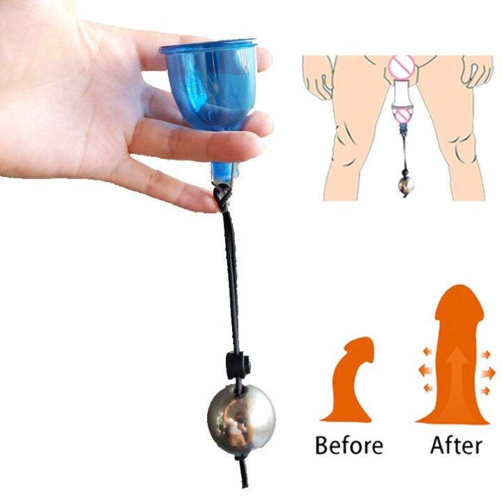 Penis Pump Extender Heavy Weight Metal Ball Exerciser Enlargement