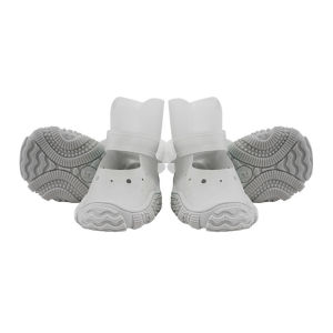 HamshMoc 4pcs Comfort Dog Shoes Lightweight Pet Boots Breathable With Anti Slip Sole Paw Protectors For Dogs Puppy Walking Outdoor