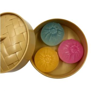 EUYRT Luminous Dumpling Squishy Toys Slow Rebound Noctilucent Sensory Fidget Ball Boys Girls Pinch Squishy Dumpling Kids Adults