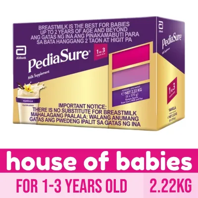 PediaSure Vanilla for 1-3 Years Old 2.22kg