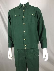 BỘ QUẦN ÁO XANH Ô LIU DÀI TAY