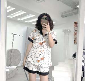 Set đồ mặc nhà nữ chất lụa mango mềm mát thoải mái