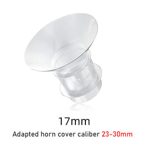 Silicone Flange Insert 15/17/19/21mm for Wearable Breast Pump Breast Pump Funnel Inserts Plug-in Different Caliber Size Converter Small Nipple Horn Adapter Nippls Milk Extractor Accessories