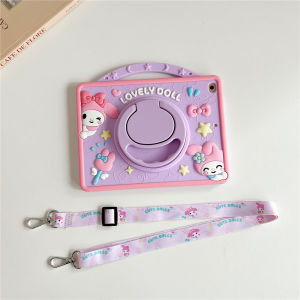 For HONOR Pad X7 8.7 inch 2025 Tablet Kids Cute Melody Safe Silicone Stand Strap Case Cover Pen Slot