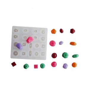 Silicone crafting khuôn hình dạng hình học HANDMADE HẠT Nguồn cung cấp Silicone kết cấu thích hợp cho nghề thủ công và phòng thu dự án