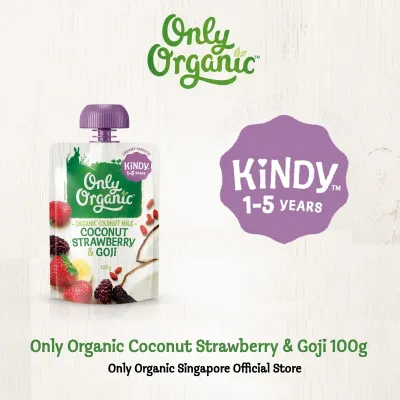 Only Organic Coconut Strawberry & Goji Smoothie 100g - From 1-5 years