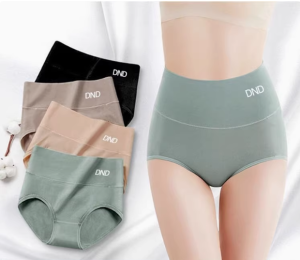 Womens High waist underwear Close-fitting Comfortable Solid color One size fits all