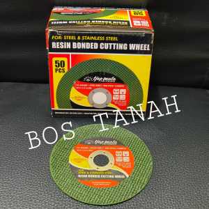Mata batu gerinda potong 4 inch 12mm Tjap Mata 4" cutting wheel