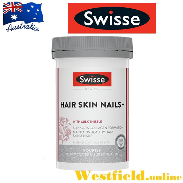 [Ready Stock EXP 10/2025] Swisse Ultiboost Hair Skin Nails+ Collagen ...