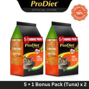 ProDiet Wet Cat Food Bonus Pack - Tuna x 2 (85g x 5+1 Pouches)