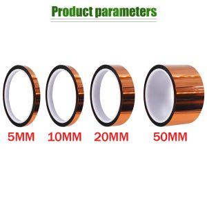 Lakban Isolasi Solatip Kapton Tape Tahan Panas Kapton Polyimide Tape Soldering Pcb