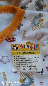 18PCS baju+celana bayi (0-3bln) Pinggiran BIS SNI ARSELBABY