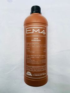 Bakterisida EM4 Effective Microorganism 4 Untuk Peternakan Tanaman Perikanan dan Pengolahan Limbah Toilet isi 1liter