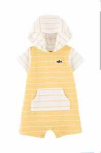 Carters Baby Short Sleeve Cotton Romper 18 months
