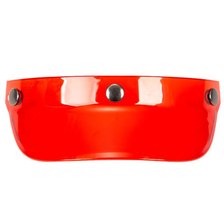 【TomLight】Universal 3 Snap-Button Visor Flip Up Wind Shield for Open ...