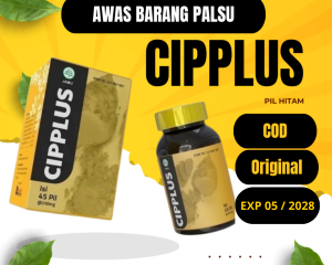 Cipplus / Cipplus pil hitam / ciplus pil hitam Solusi Nyeri Sendi / 45 butir