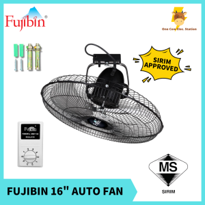 Fujibin FBA-16 16" Powerful 360 #Ceiling Fan #Auto Fan (3 Aluminum Blades)