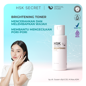 HSK Secret Brightening Toner - Toner Mencerahkan Melembapkan & Mengecilkan Pori dengan Witch Hazel