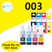 Mực Epson 003 cho máy in Epson L1110 L1210 L1216 L1250 L1256 L3100 L3101 L3106 L3110 L3115 L3116 L3150 L3151 L3152 L3156 L3200 L3210 L3211 L3215 L3216 L3250 L3251 L3252 L3256 L3260L3550 L3556 L3560 L5190 L519 6L5290 L5296 L5590