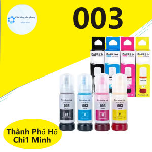 Mực Epson 003 cho máy in Epson L1110 L1210 L1216 L1250 L1256 L3100 L3101 L3106 L3110 L3115 L3116 L3150 L3151 L3152 L3156 L3200 L3210 L3211 L3215 L3216 L3250 L3251 L3252 L3256 L3260L3550 L3556 L3560 L5190 L519 6L5290 L5296 L5590