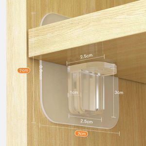 4 CÁI Miếng Dán Kê Đỡ Bàn Vách Ngăn Tủ Không Cần Khoan KÊ BÀN-HAUSE