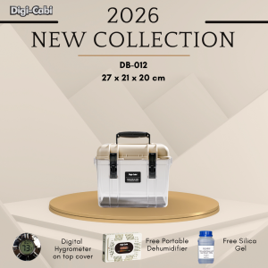 Digi-Cabi Dry box with Digital Hygrometer 12L and 22L DB-012/DB-022 (2026 Design)