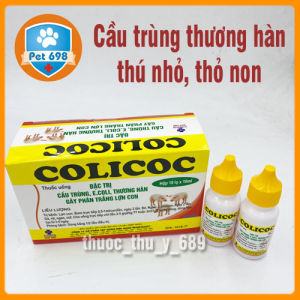 COLICOC 10ml x 10lọ chữa lợn con chó mèo mắc bệnh đường ruột PET-698