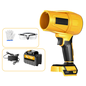 พัดลมเจ็ทระบายความร้อนแบบมือถือเป่าฝุ่นเครื่องมือไฟฟ้าสำหรับแบตเตอรี่เครื่องเป่าลมไฟฟ้าไร้สายไฟฟ้าไร้แปรง